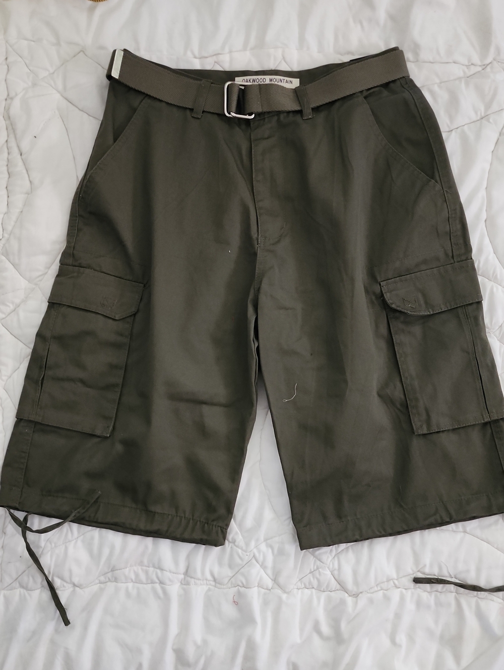 Men's Olive Cargo Shorts